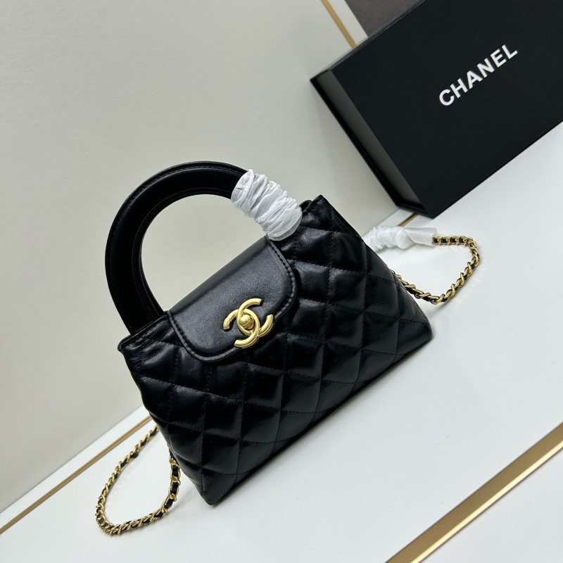 Ch*el top handle bags